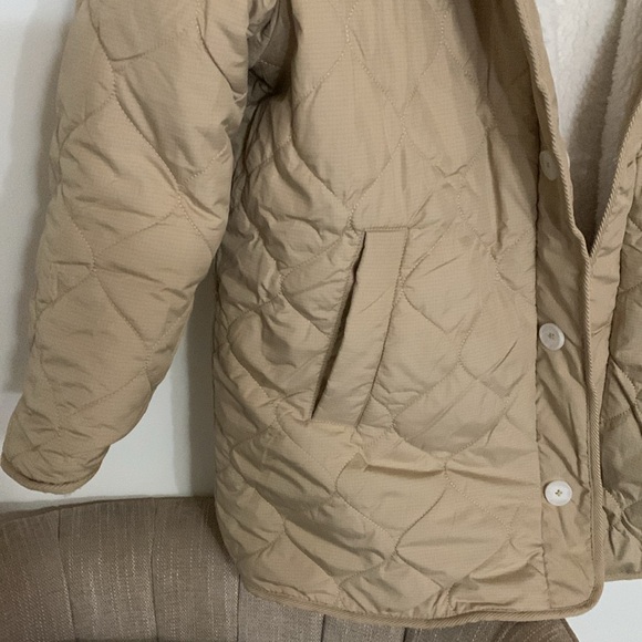 MARLOWE OVERSIZED REVERSIBLE SHERPA JACKET - Picture 12 of 15